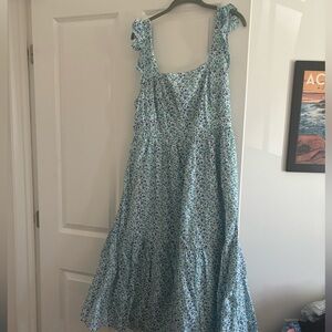 Like New, J Crew, Flutter Sleeve Tie Back Dress